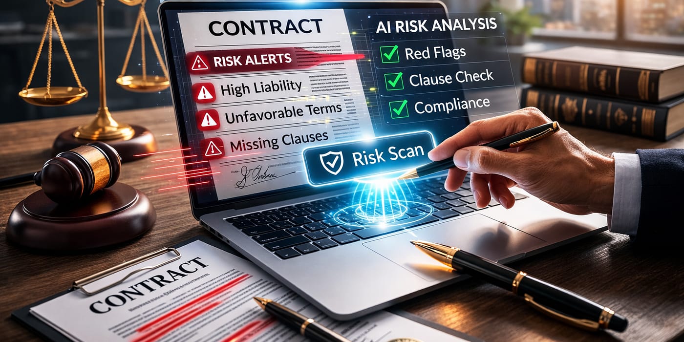 AI Contract Risk Analysis: Lawyer or AI First?