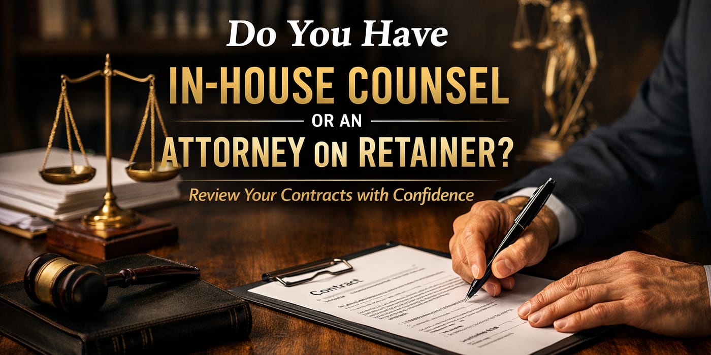 In-House Counsel or Retainer? Contract Risks Explained