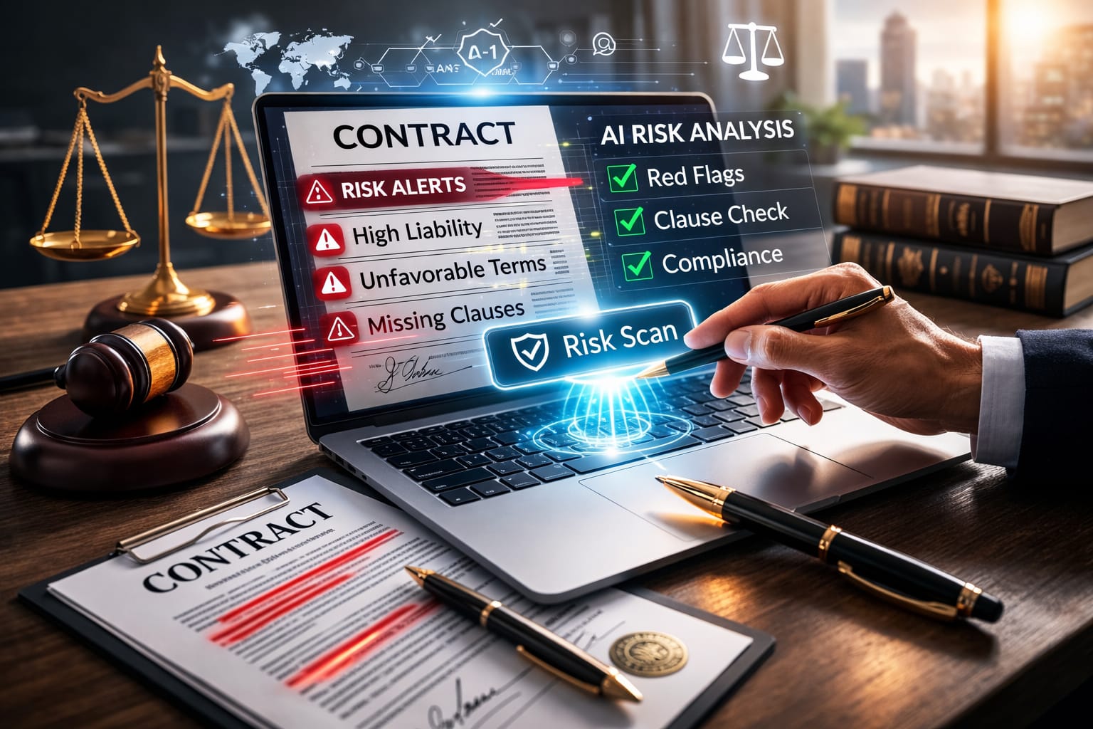 AI Contract Risk Analysis: Lawyer or AI First?
