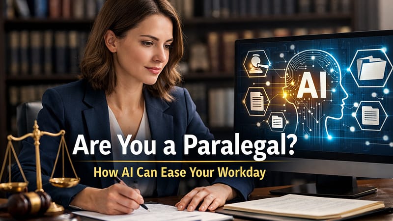 AI for Paralegals: Save Time & Work Smarter