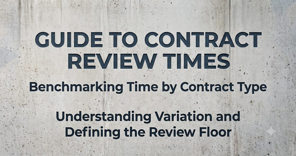Is Your Contract Review Too Slow? Compare These Benchmarks