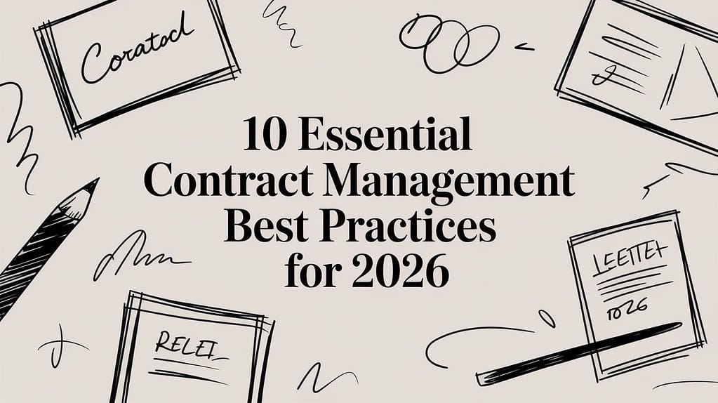 10 Essential Contract Management Best Practices for 2026