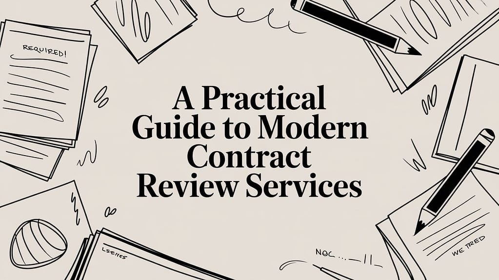 A Practical Guide to Modern Contract Review Services