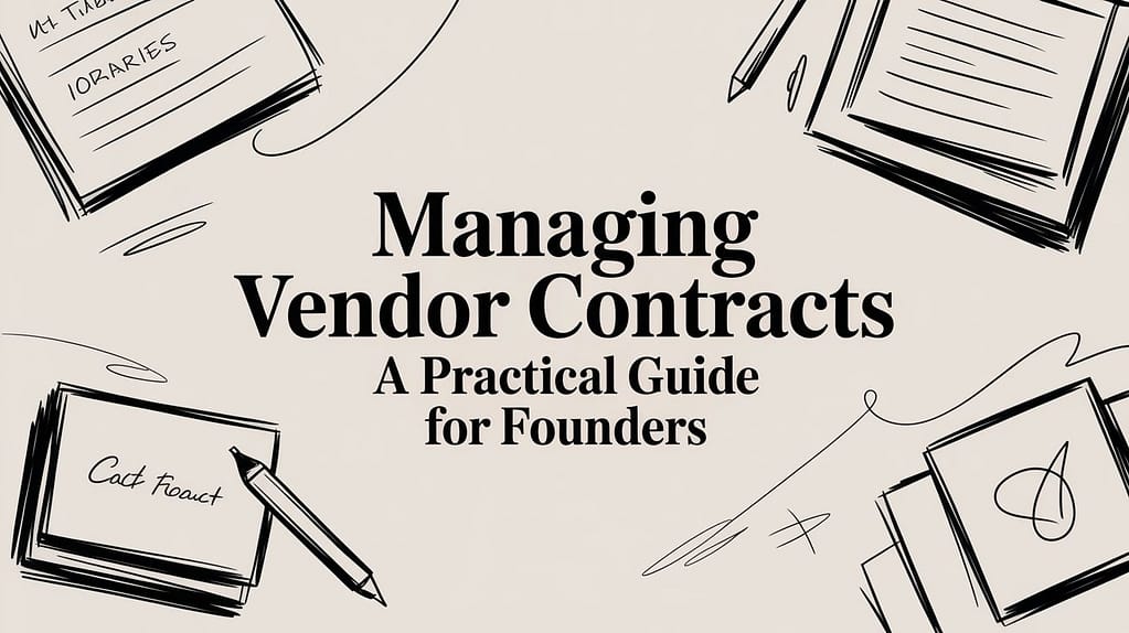Managing Vendor Contracts A Practical Guide for Founders