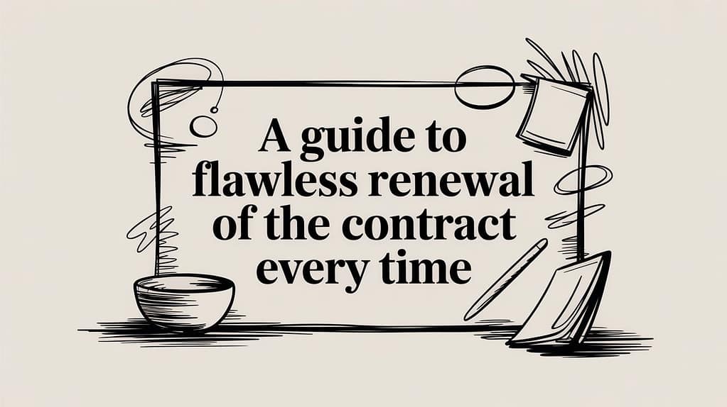 A Guide to Flawless Renewal of the Contract Every Time