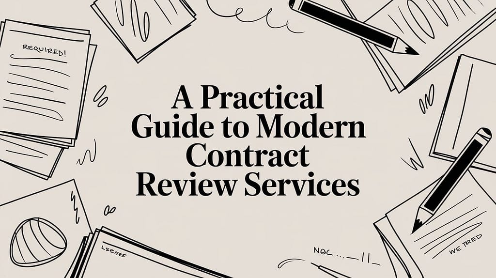 A Practical Guide to Modern Contract Review Services