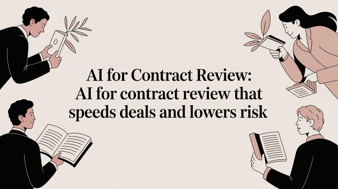 AI for Contract Review: A Guide for Startups and Legal Teams