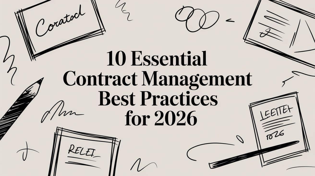 10 Essential Contract Management Best Practices for 2026