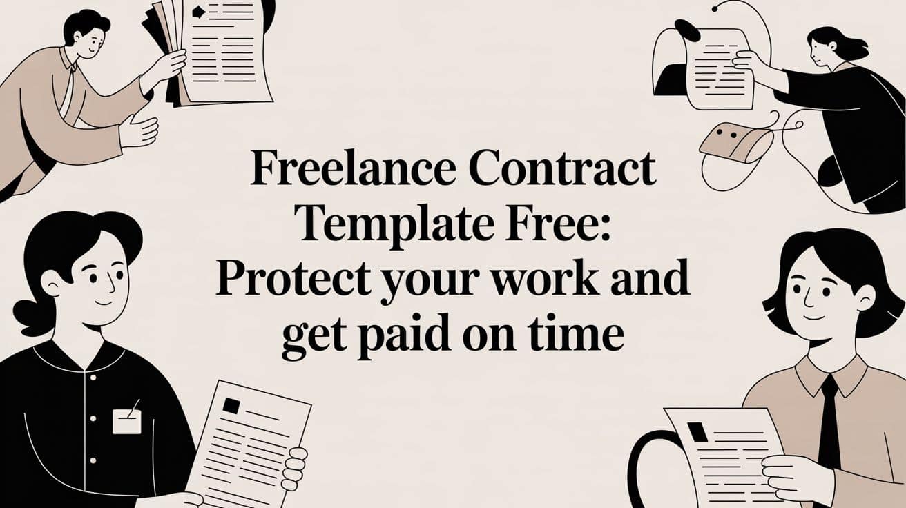 Freelance Contract Template Free: A Guide to Protecting Your Work