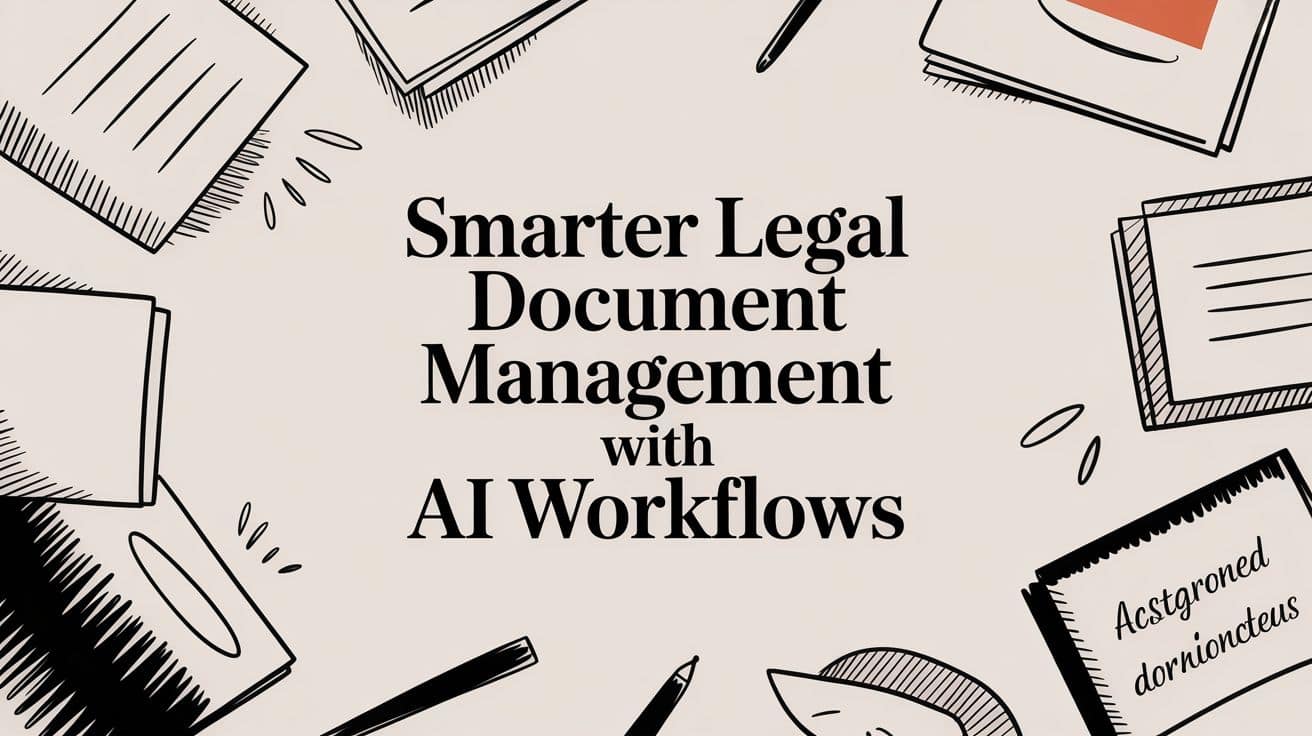 Smarter Legal Document Management with AI Workflows