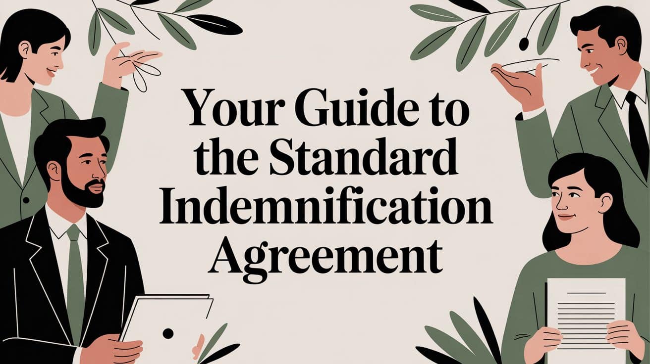 Your Guide to the Standard Indemnification Agreement
