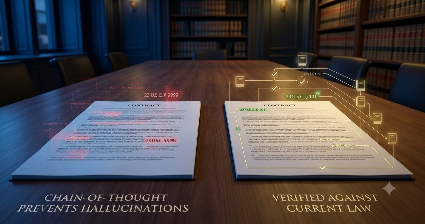 How to Eliminate Dangerous Contract Hallucinations with Legal Chain