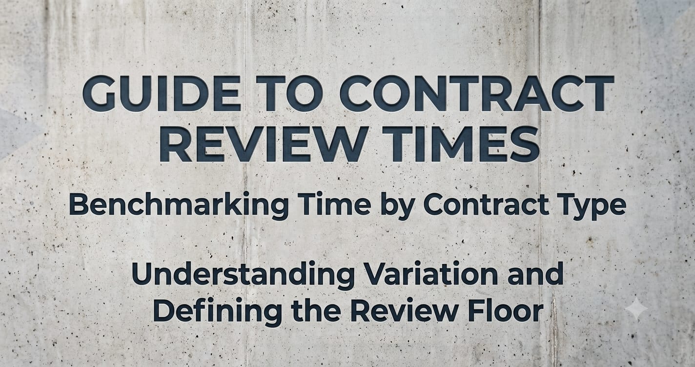 Is Your Contract Review Too Slow? Compare These Benchmarks
