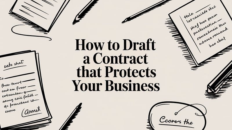 How to Draft a Contract That Protects Your Business