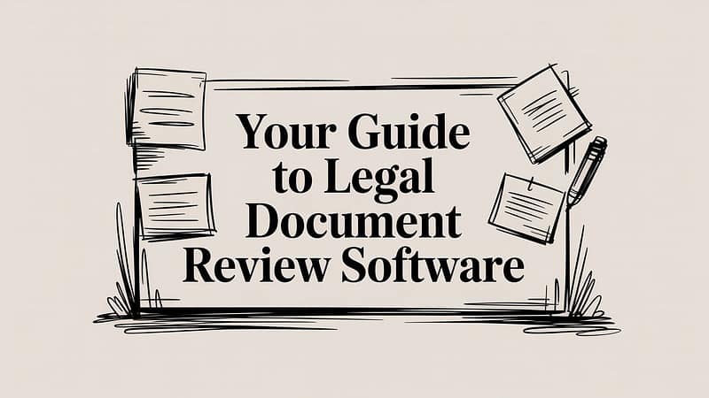 Your Guide to Legal Document review Software