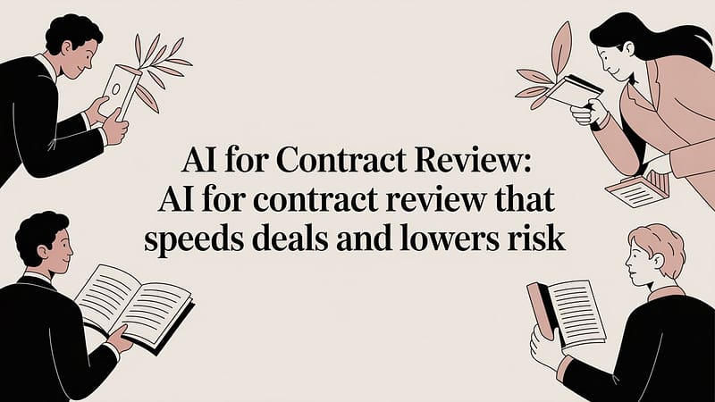 AI for Contract Review: A Guide for Startups and Legal Teams