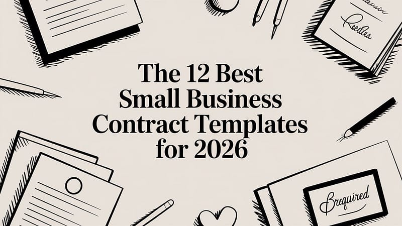 The 12 Best Small Business Contract Templates for 2026