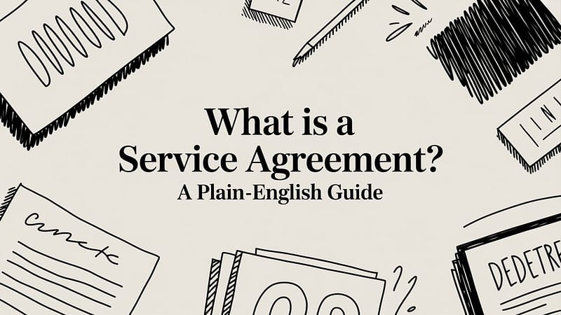 What Is a Service Agreement? A Plain-English Guide
